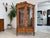 Baroque Display Cabinet with Inlaid Walnut Wood, 1980s For Sale - Image 12 of 18