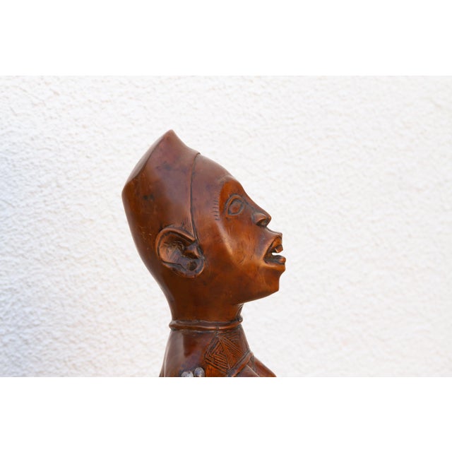African Phemba Mother & Child Figure For Sale - Image 4 of 8