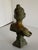 5 3/4" Spelter Metal "Lydia" Female Bust, Circa 1890 For Sale - Image 4 of 6