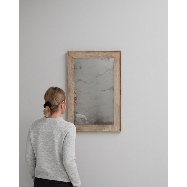 1900s French Oak Wall Mirror For Sale - Image 17 of 18