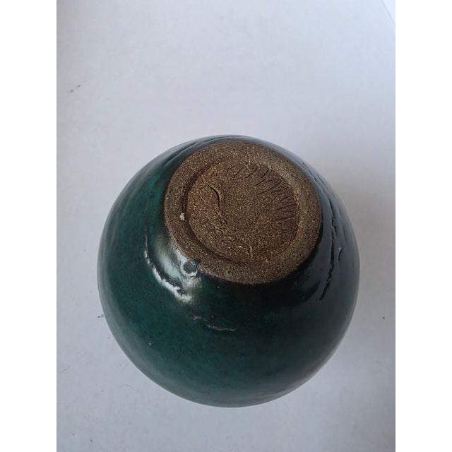 Mid-Century Modern Studio Pottery Vase For Sale - Image 3 of 13