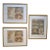 Curated Antique Art Nouveau Framed Lithographs - Complete Gallery Wall Set of 6 (C. 1895–1905) For Sale