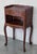Early 20th Century Pair of Walnut Nightstands Tables with Drawer and Open Shelf For Sale - Image 17 of 18