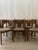 Brown Vintage Italian Chairs from Mobil Girgi, 1960s, Set of 6 For Sale - Image 8 of 13
