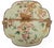 Floral Vine Painted Porcelain Bowl With Bronze Ormolu Basket Handle For Sale - Image 10 of 11