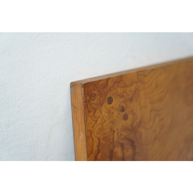 Lane Milo Baughman Style Burl Wood Mirrors by Roland Carter For Sale In Las Vegas - Image 6 of 7