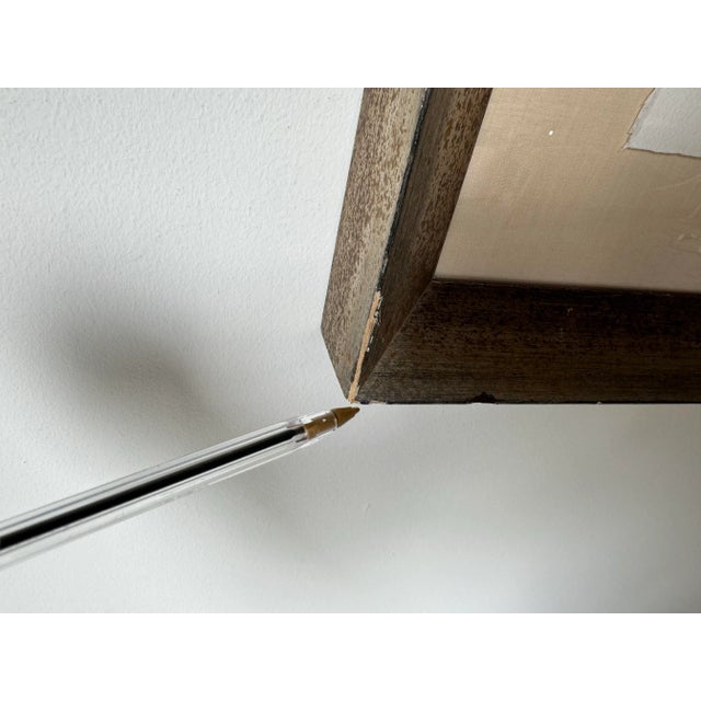 Davison " Triptych Flowers " Watercolor on Paper Painting, Framed For Sale - Image 10 of 12