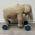 1940s/1950s Steiff Mohair Elephant on Wheels Pull Toy For Sale - Image 11 of 11