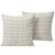 This pillow features Betwixt by Celerie Kemble for Schumacher with a Knife Edge finish. An endlessly versatile small-scale...