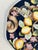 This striking and vibrant colorful vintage Majolica Acqua Fa Cedra Platter Designed with Raised Lemons, Flower and Leaves...