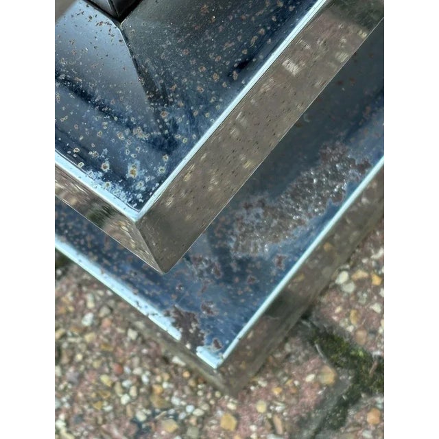 Mid-Century Chrome Console Table For Sale - Image 11 of 13