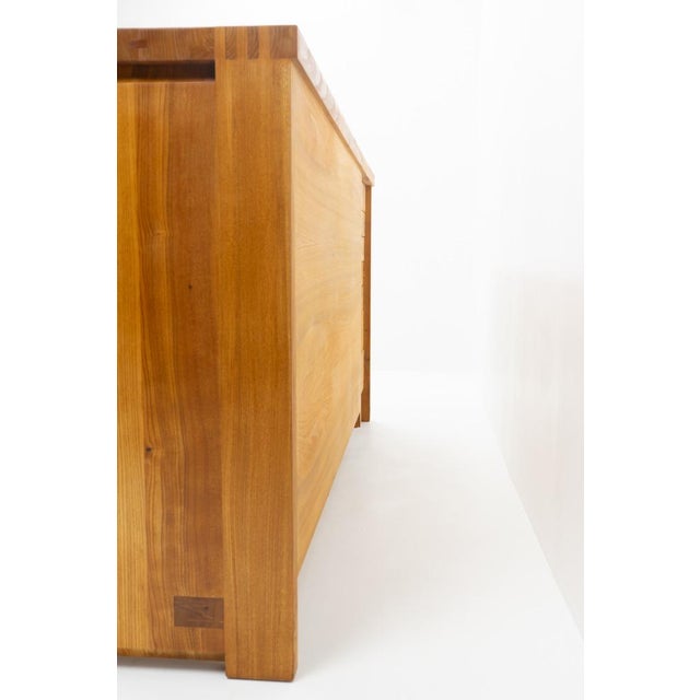 Vintage Elmwood Sideboard R13A by Pierre Chapo, 1980s For Sale - Image 10 of 17