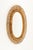 Franco Albini Mid-Century Rattan and Bamboo Oval Wall Mirror from Franco Albini, Italy, 1960s For Sale - Image 4 of 9