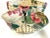 French Painted Floral Decoupage Basket Planter For Sale - Image 11 of 13