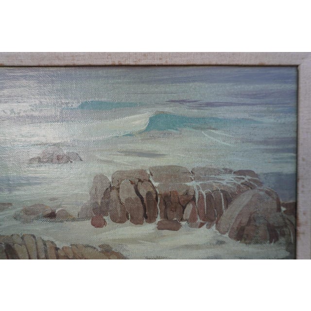 Pacific Grove Surf c.1914, by Eugen Neuhaus, Oil on Canvas, Framed For Sale - Image 4 of 9