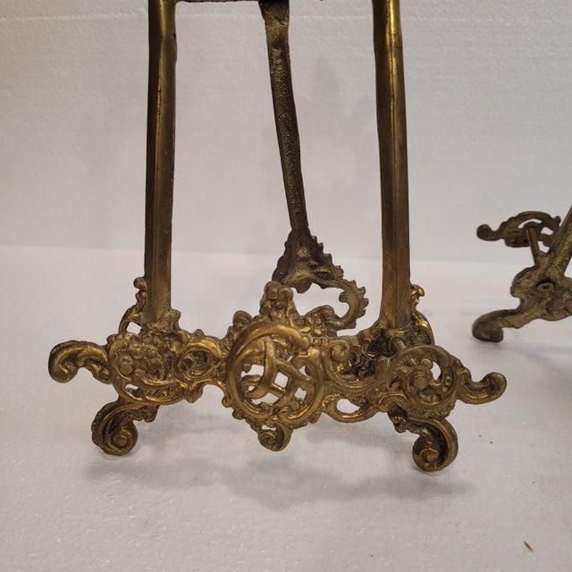 18th Century Baroque Lecterns in Ormolu, Spain, Set of 2 For Sale - Image 18 of 18
