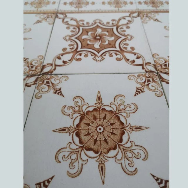 Antique Tile from Societe Morialme, 1920s, Belgium For Sale - Image 6 of 10