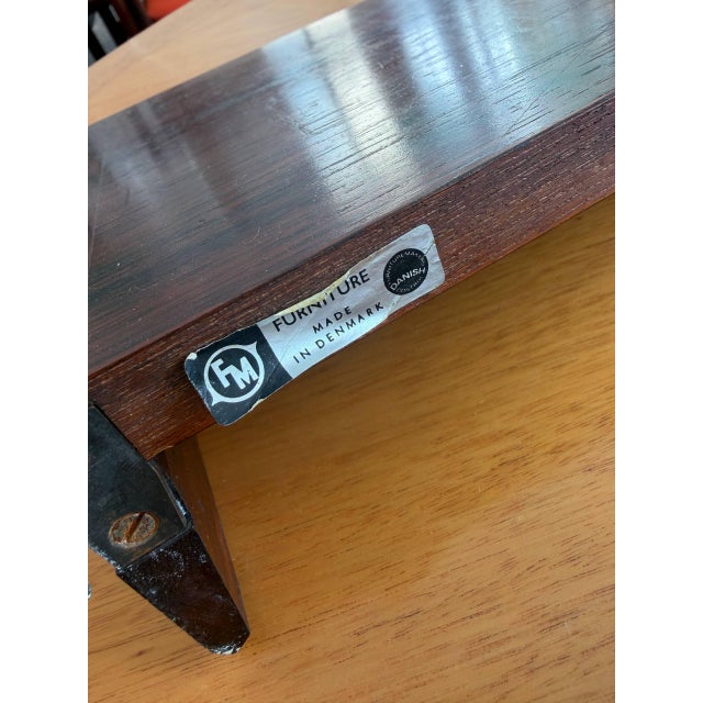Danish Rosewood Wall Unit Scandinavian Shelving System in Style of Kai Kristiansen Mid Century For Sale - Image 4 of 10