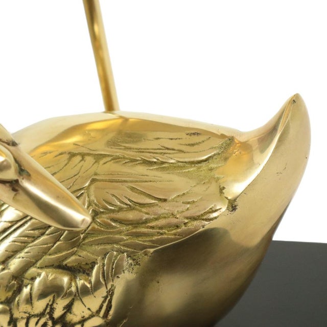 Large Hollywood Regency Swan Table Lamp from Regina, Italy, 1970s For Sale - Image 17 of 18