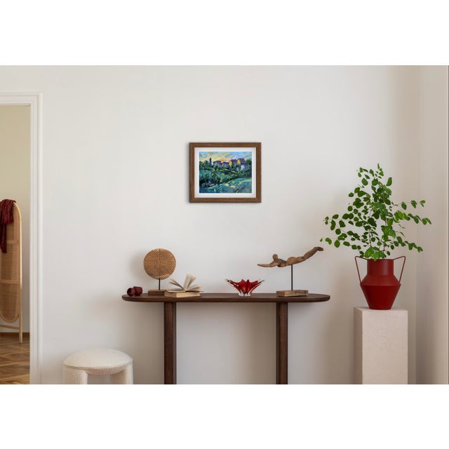 Quiet Places Collection — Contemporary Sunset Landscape (Original Oil on Canvas) For Sale - Image 18 of 18