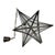 Early 20th Century Moravian Star Glass and Brass Pendant Light For Sale - Image 12 of 12