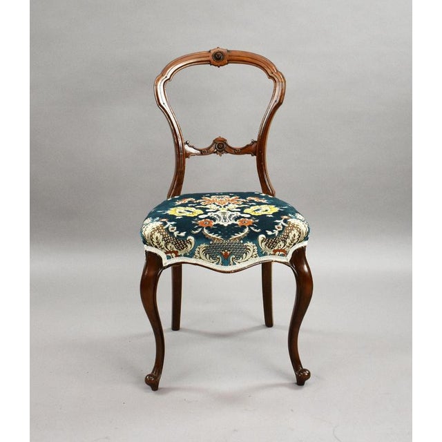 Antique Victorian Mahogany Balloon Back Dining Chairs, 1860, Set of 6 For Sale - Image 3 of 10