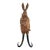 Rabbit Hook Hunter Bunny With Horns Black Forest Style Vintage Whimsical Decor For Sale