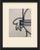 Mid Century Black and White Graphic Abstract 8 Ink Brush Drawing Michael Knigin Early Work For Sale - Image 4 of 6