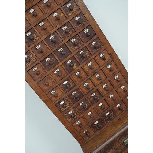 Early 20th Century French Oak Jewelers Cabinet For Sale - Image 5 of 18