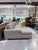 Contemporary Ethan Allen Conway Greige Chaise Sectional Sofa For Sale - Image 3 of 10