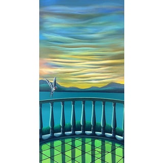 Marta Rynkiewicz, A Swallow Makes a Spring, Acrylic on Canvas, 2026 For Sale