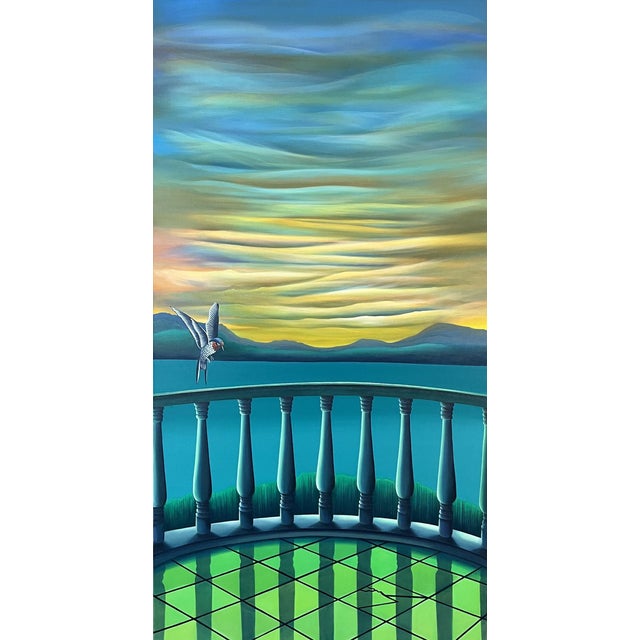 Marta Rynkiewicz, A Swallow Makes a Spring, Acrylic on Canvas, 2026 For Sale