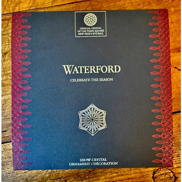 Waterford Ornament, Snow Crystal, "Celebrate the Season", 2019 For Sale In Portland, OR - Image 6 of 8