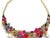 Bochic "Capri" Vintage Ruby, Amethyst, Sapphire & Pearl Necklace 18K Gold & Silver For Sale - Image 16 of 18