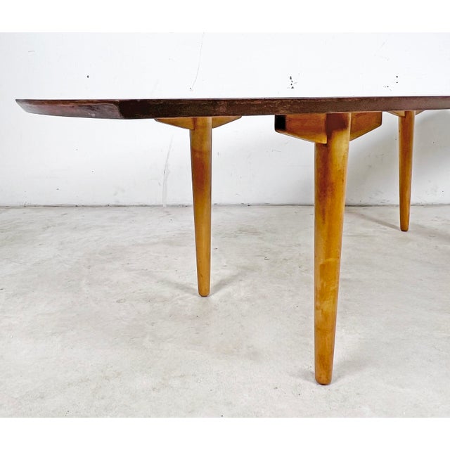 1950s C. 1950s Abel Sorensen for Knoll, Surfboard Style Mid-Century Coffee Table For Sale - Image 5 of 6