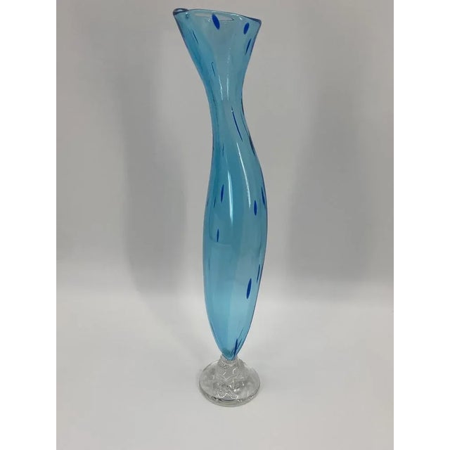 1990s Italian Vasi Del Mare Series Vase by Anna Gili for Salviati, 1992 For Sale - Image 5 of 9