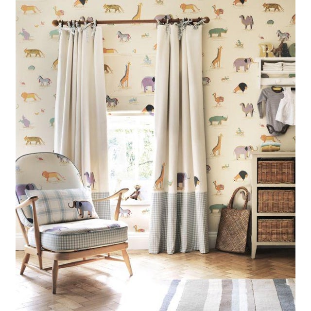 Two by Two by Sanderson Nursery Wallpaper Price Per Roll Chairish