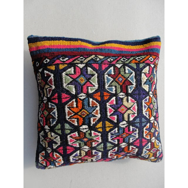 Kilim Rug Pillow For Sale - Image 5 of 11