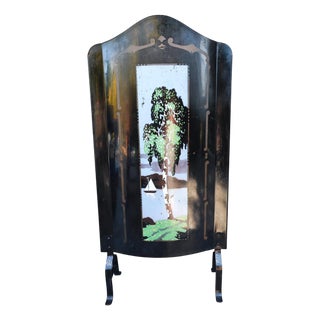 Art Nouveau Fireplace Screen, 1890s For Sale