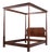 Karges Queen Size Mahogany Canopy Bed For Sale