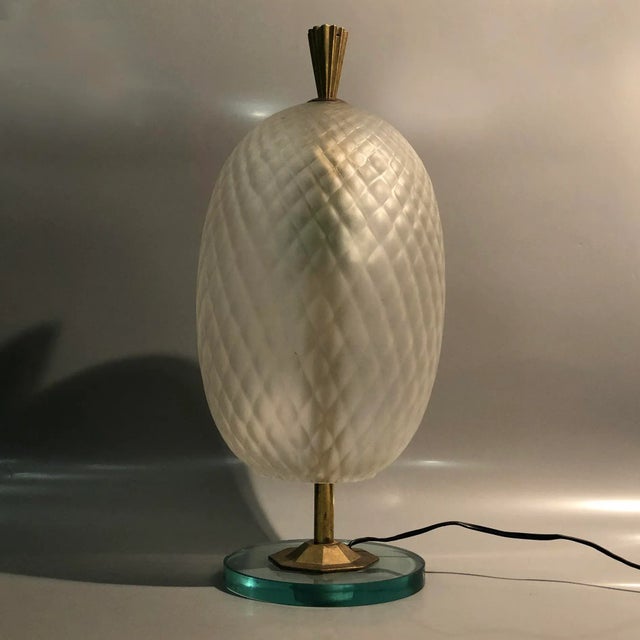 Murano Table Lamp by Fontana Arte, 1950s For Sale - Image 13 of 17