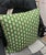 Contemporary “Caledonia”Green 18-Inch Throw Pillow For Sale - Image 3 of 4