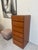 Mid-Century Modern 1970s Danish Modern Teak Highboy Lingerie Chest For Sale - Image 3 of 6
