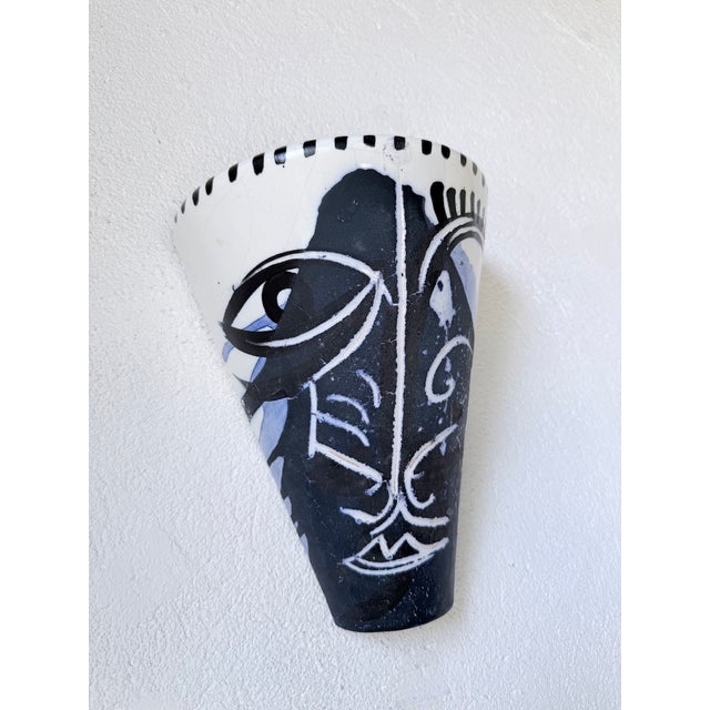 Ceramic Wall Light from Vallauris, 1990s For Sale - Image 13 of 18