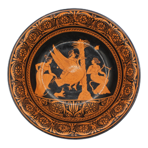 C. 1800-1830 Naples Greco-Roman Revival Deep Terracotta Bowl