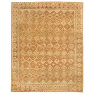 European Inspired Tibetan Handmade Wool Rug by Doris Leslie Blau For Sale