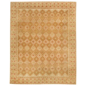 European Inspired Tibetan Handmade Wool Rug by Doris Leslie Blau