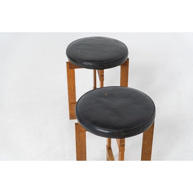 Stools by Uno & Östen Kristiansson for Luxus Vittsjö For Sale - Image 9 of 14