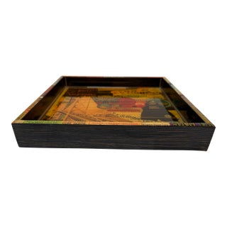Annie Modica Mo Dice Lacquered Tray, Signed For Sale