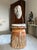 Contemporary Surrealist Carved Stone Face Sculpture Steel Base Tribal Style Raw Wood Pedestal For Sale - Image 3 of 17